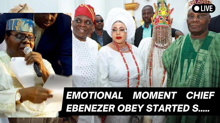 Chief EBENEZER OBEY At KING OF IJESALAND CLEMENT ADESUYI HAASTRUP AJIMOKO III CORONATION