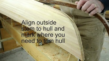 Installing and shaping outside stems