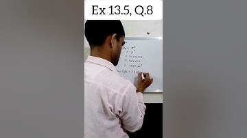 Ex 13.5, Q.8 | Surface Areas and Volumes | Class 9 | CBSE #shorts