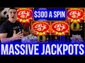 $300 A Spin Dragon Cash MASSIVE HANDPAY JACKPOT | $15,000 Per Night Penthouse Tour In Las Vegas