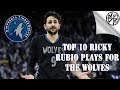 Ricky rubios top 10 plays for the timberwolves  hoop bros