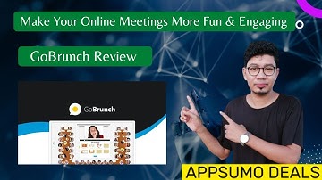 GoBrunch Review Appsumo | Make Your Online Meetings More Fun &  Engaging | Zoom Alternative