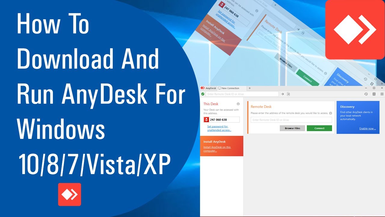 How To Download And Run AnyDesk For Windows 10/8/7/Vista/XP