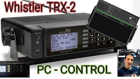 Whistler TRX2 PC Control Programme (Commander)