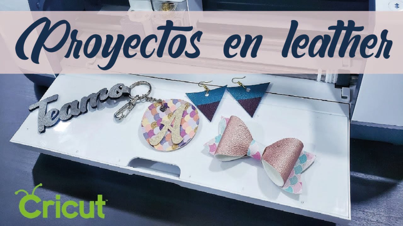 5 Ideas de proyectos con Leather usando CRICUT. - YouTube