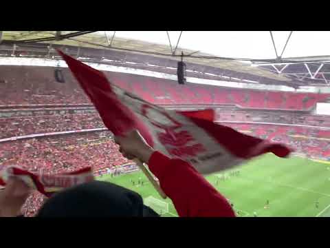 Promotion! Nottingham Forest fans sing Depeche Mode’s Just Can’t Get Enough at Wembley