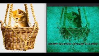 HOW TO TRANSFORM A PICTURE IN REAL WATER COLOR PAINTING EFFECT IN JST 5MINUTE.....