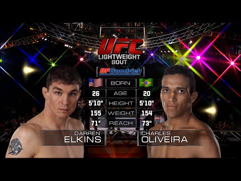 UFC Debut: Charles Oliveira vs Darren Elkins | Free Fight