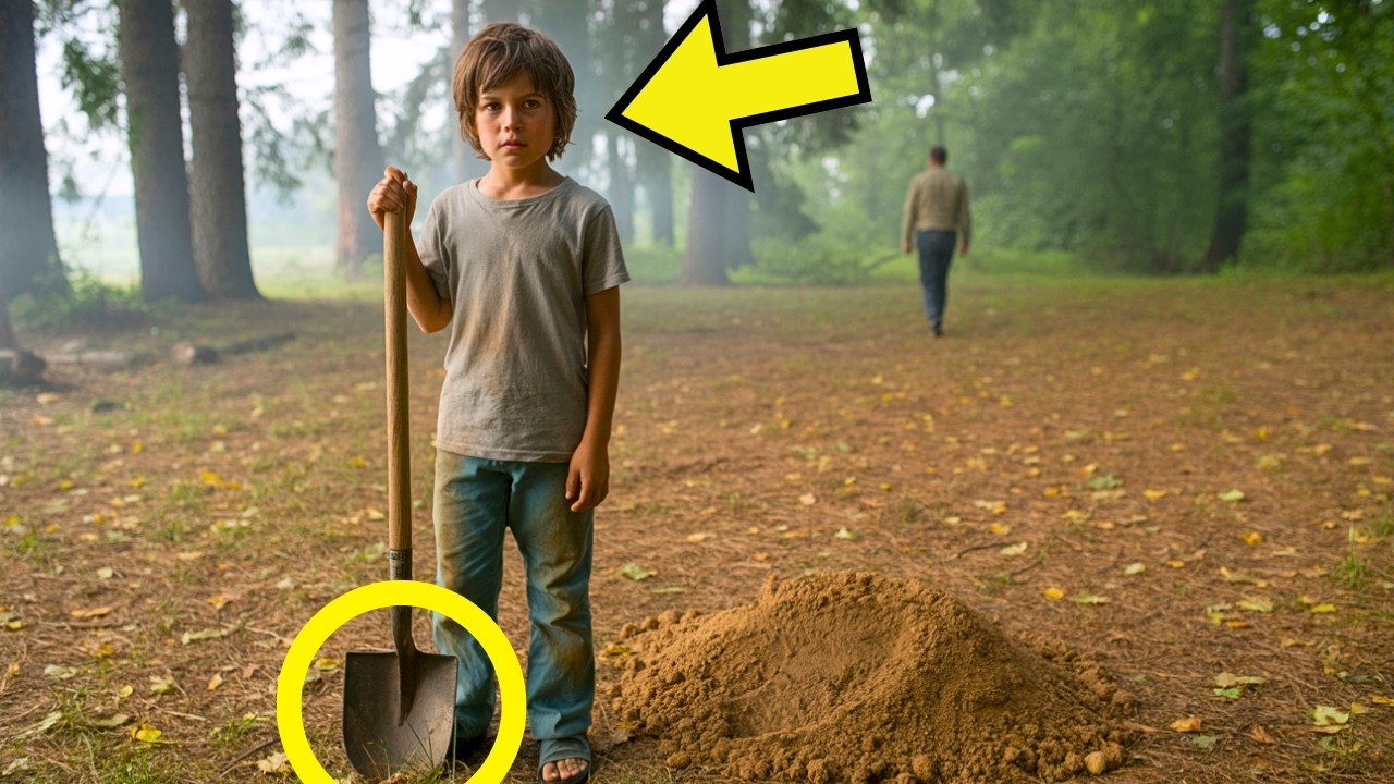 HOMBRE ABANDONA A NIÑO SOLO EN EL BOSQUE CON UNA PALA, ¡PERO LO QUE HACE SORPRENDE A TODOS!