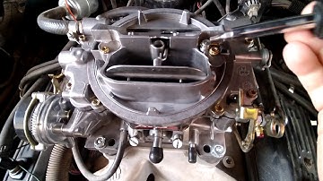 Tuning and setting up a Edelbrock AVS2