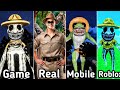 Zoonomaly zookeeper real vs game vs mobile vs roblox character comparison