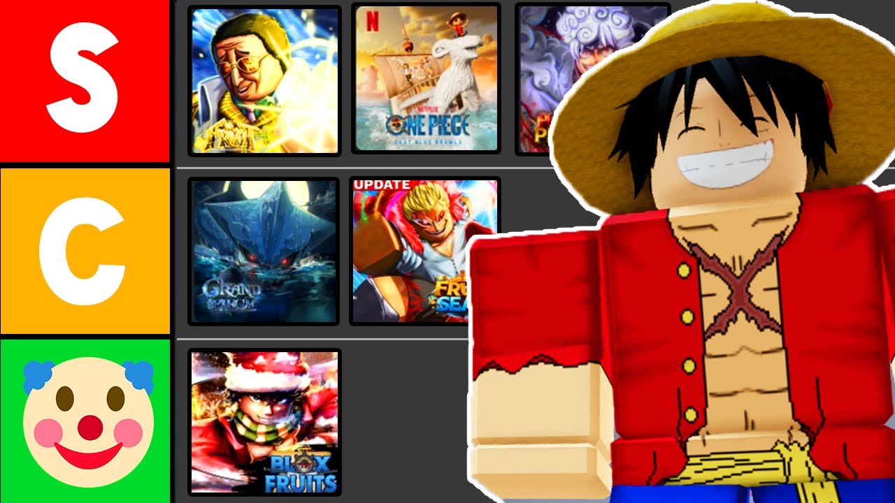 J'ai Classé TOUS les jeux One Piece Roblox