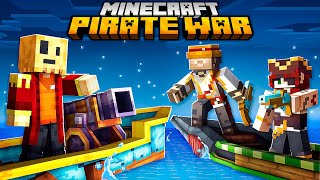 We Battled An ARMY OF PIRATES In Minecraft