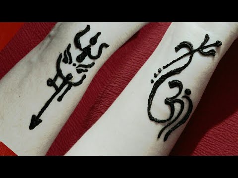 Tattoos on Mother or Fathers Day  modern henna or mehndi design for  girls and boys  tiara  YouTube