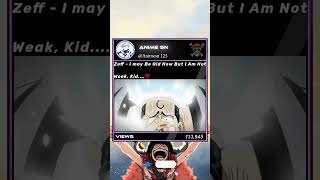 Onepiece Episode 25  zeff sanji onepiece