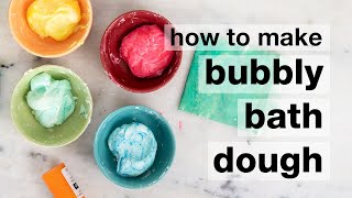 How to Make DIY Bubbly Bath Dough (great for kids!) // Humblebee & Me screenshot 4