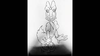 Donald duck / cartoon image / pencil sketch @ Kaddy's art and design
