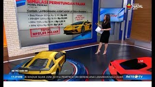 Terjaring Razia Pajak, Mobil Mewah Ditempeli Stiker