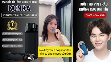 Máy Cắt Tỉa Lông Mũi Điện Mini KONKA Thiết Kế Bỏ Túi Nhỏ Gọn Dễ Dàng Sử Dụng (5)