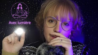 ASMR | Séance de relaxation guidée (chuchotements intenses et lumière)