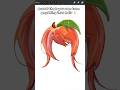proof that you can turn anything into hair #peach #drawing #procreate #trend #fypシ #art !CHECK DESC