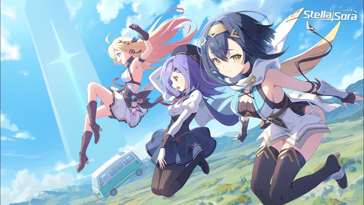 Stella Sora Gameplay (android/ios) light-action fantasy RPG with roguelike elements