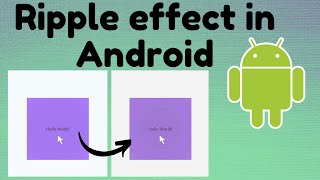 Ripple Effect in Android | TechViewHub | Android Studio