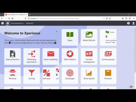 Kentico Xperience 13 Tutorial: Using the administration interface