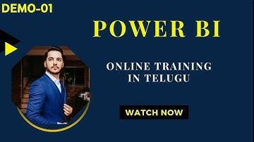 PowerBi Demo  in telugu by Narendra Sir 9059868766 47th batch 8AM 02th Dec 24