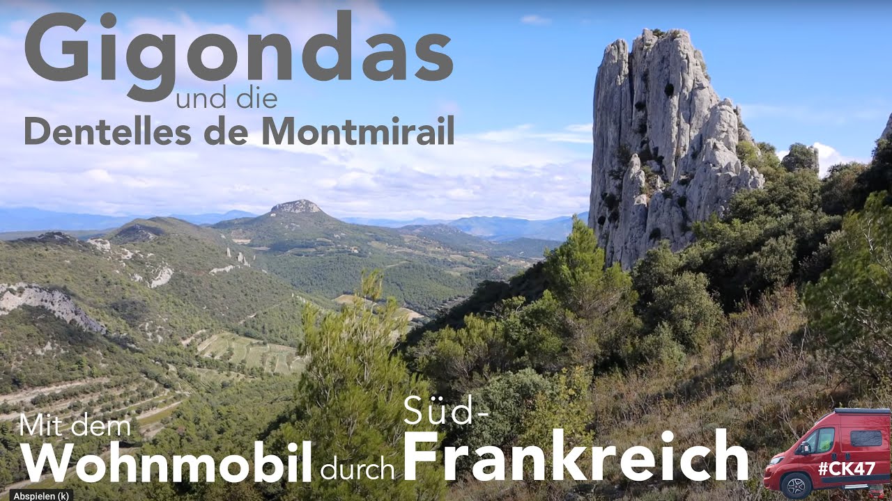 Mit dem Wohnmobil durch Südfrankreich: Carpentras, Gigondas und Châtillon-en-Diois.