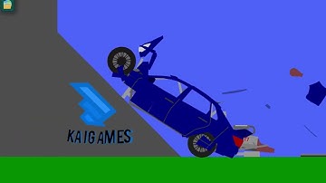 Algodoo car crashes & destruction #7