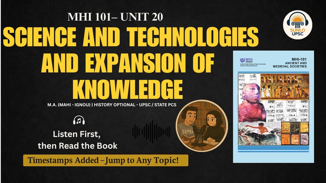 MHI-101 – Unit 20: The Scientific Revolution (15th-17th Century) | MA IGNOU | 08 DEC Exam