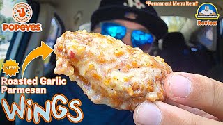 Popeyes Roasted Garlic Parmesan Wings Review NEW WINGS theendorsement