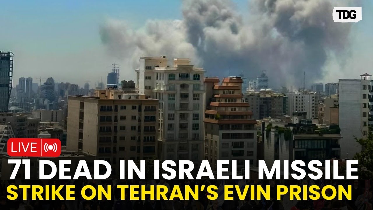Iran's Evin Prison LIVE: Tehran Blames Israel for Airstrike on Evin Prison, 71 Killed | Israel-Iran