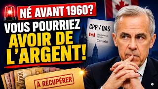 🚨 Né avant 1960? Vérifiez votre CPP/OAS — Vous pourriez avoir de l’argent à récupérer