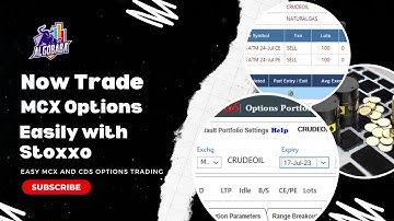 MCX Options Trading Now Live With Multi Leg Module Of Algobaba Stoxxo (Hindi)
