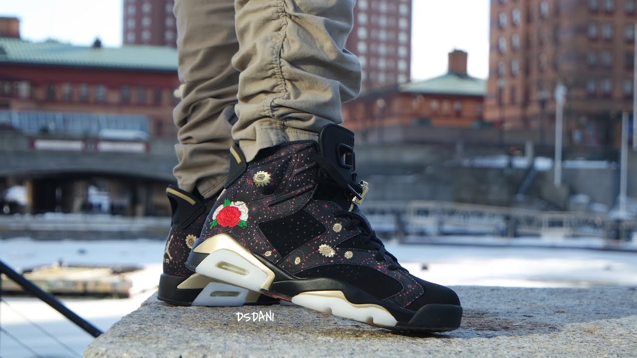 AIR JORDAN 6 CHINESE NEW YEAR REVIEW & ON FEET! - YouTube