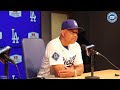 Dave Roberts upset with offense and losing season series to Brewers, Justin Wrobleski injury