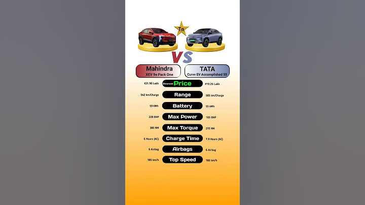 Mahindra XEV 9e pack one Vs TATA Curvv EV Accomplished 55 #technnu #evcar
