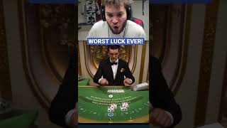 ADIN ROSS HAS THE WORST LUCK EVER! #blackjack #badluck #shorts #adinross