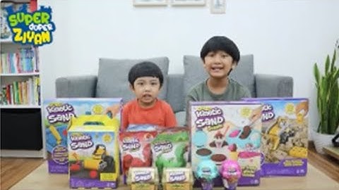 WOW Satisfying Banget Main Kinetic Sand Pasir Ajaib  Superduper Ziyan! | Toyspedia