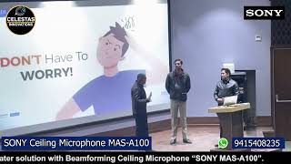 Sony MAS -A100 Beamforming Microphone at Lecture theater- A real time demonstration video.
