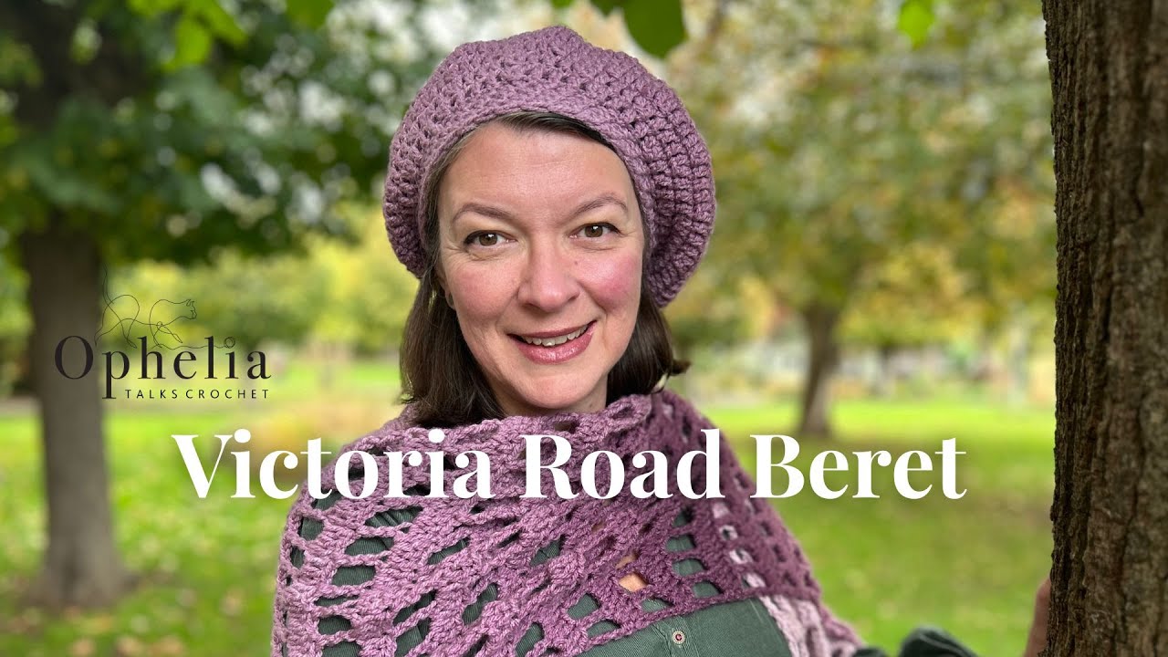 crochet beret tutorial // Victoria Road Beret - YouTube
