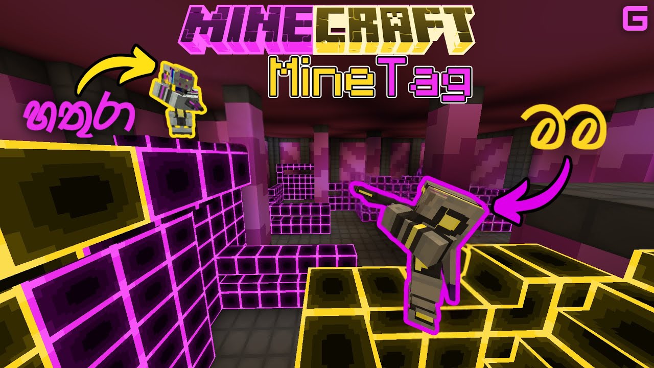 කණ්ඩායම් සටන | Minecraft: MineTag TDM Challenge - Sinhala