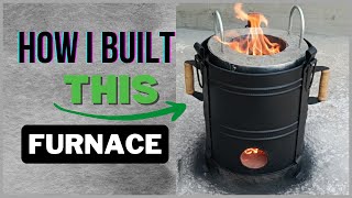 How I Made this Small Furnace at Home | Step by Step Process