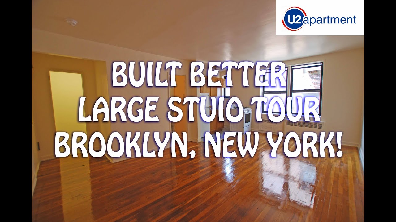 Huge Brooklyn Studios near Prospect Park tour U2apartment YouTube