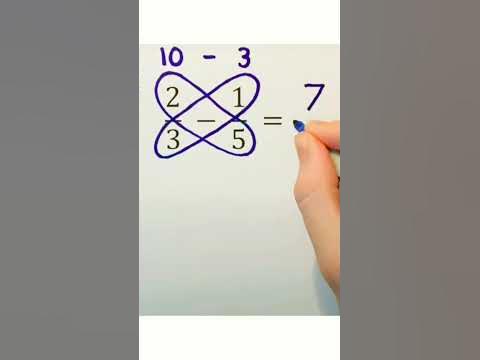 Subtraction Fraction Hack - YouTube
