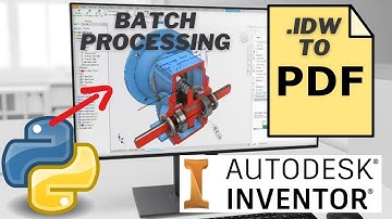 Export to PDF - multiple Inventor drawings using Python | Time saving automation