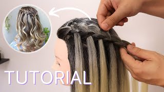 TRANÇA CASCATA  Tutorial completo e detalhado de como fazer esta trança!