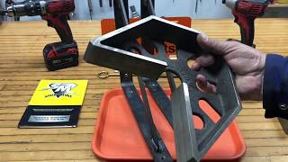 DIY Welding up some Steel Angle Brackets @ MKE Gadgets #56